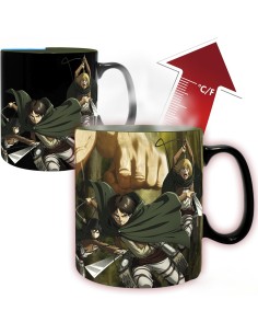 Taza Térmica de Cerámica Abystyle Ataque de los Titanes...