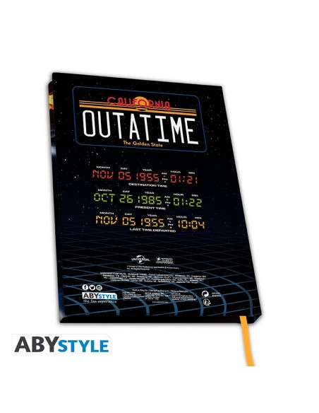 Libreta Abystyle Regreso al Futuro Modelo DeLorean