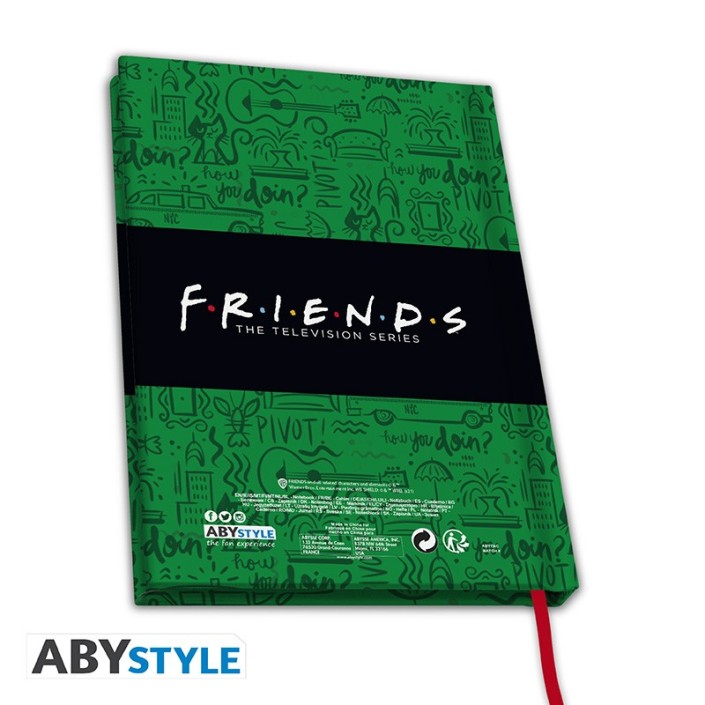 Libreta Abystyle Friends Modelo Central Perk