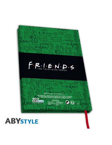Libreta Abystyle Friends Modelo Central Perk