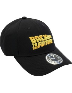Gorra Abystyle Regreso Al Futuro Color Negro y Amarillo