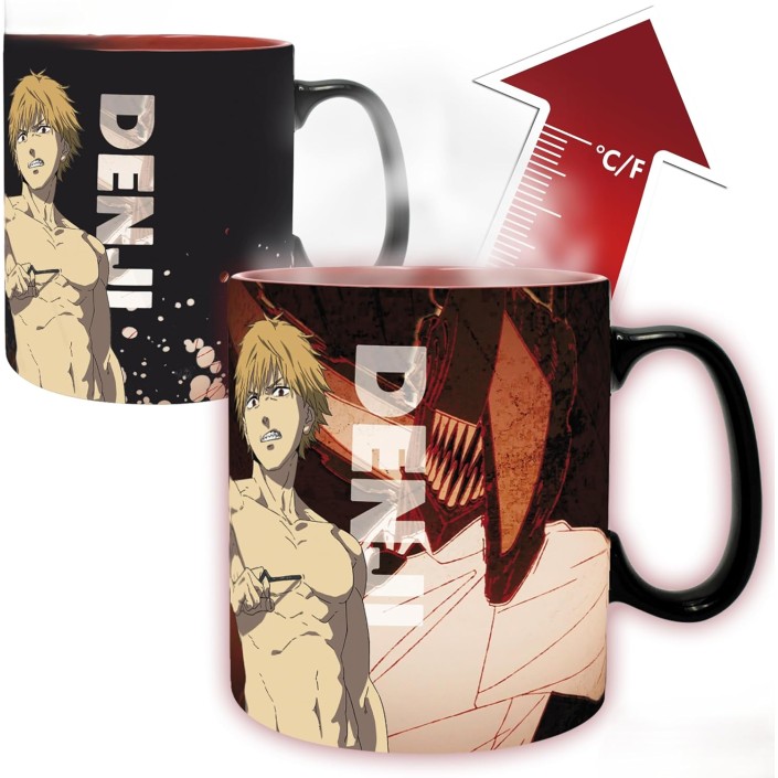Taza Térmica de Cerámica Abystyle Chainsaw Man...