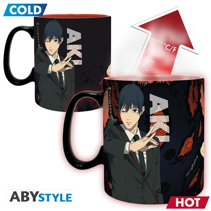 Taza Térmica de Cerámica Abystyle Chainsaw Man...