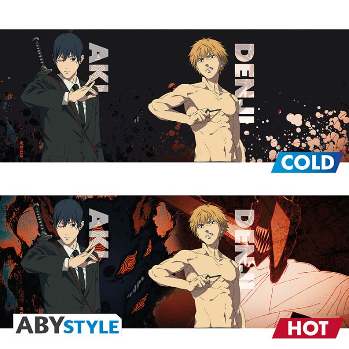 Taza Térmica de Cerámica Abystyle Chainsaw Man...