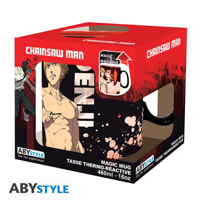 Taza Térmica de Cerámica Abystyle Chainsaw Man...