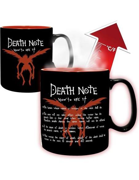 Taza Térmica de Cerámica Abystyle Death Note Modelo L & Light