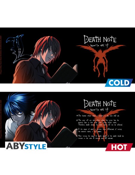 Taza Térmica de Cerámica Abystyle Death Note Modelo L & Light