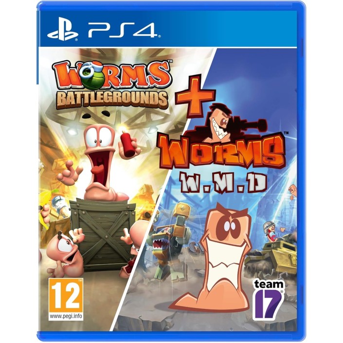 Juego Worms Battlegrounds + Worms WMD para...