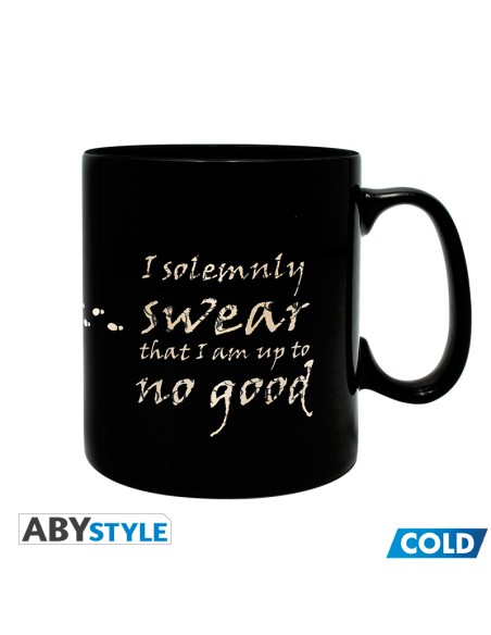 Taza Térmica de Cerámica Abystyle Harry Potter Modelo Mapa del Merodeador