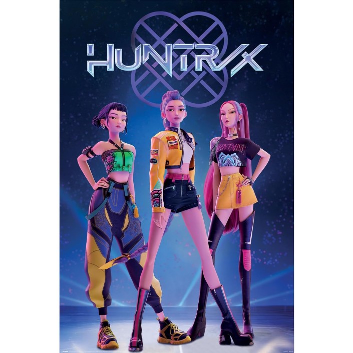 Poster Pyramid Demon Hunters K-Pop Huntrix