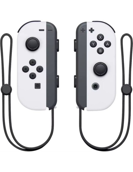 Mandos Inalámbricos Compatibles con Switch Joy-con Set Izq-Der Color Blanco
