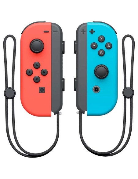 Mandos Inalámbricos Compatibles con Switch Joy-con Set Izq-Der Color Azul Rojo