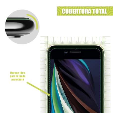 Protector de Pantalla Para Apple iPhone 7 | 8 | SE 2020 Cristal Templado | Pack 3 Unidades - Frikazo