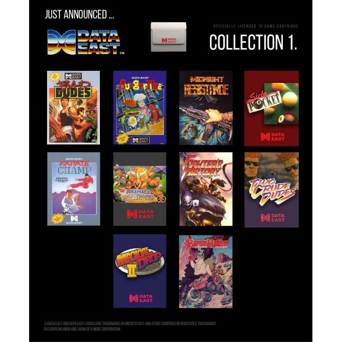 Cartucho con Juegos Data East Collection 1 para...
