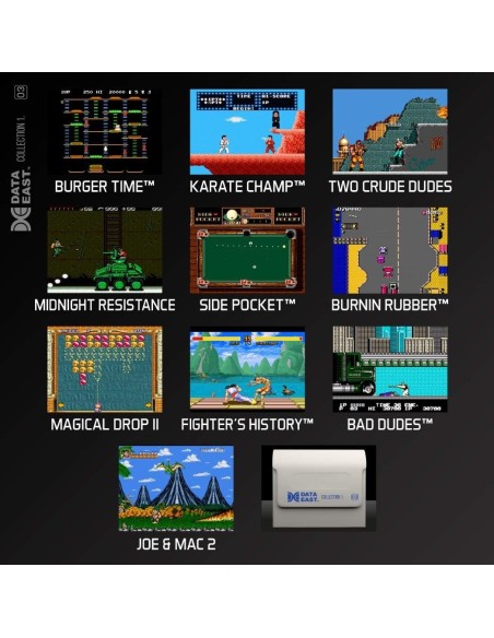 Cartucho con Juegos Data East Collection 1 para Videoconsola Evercade