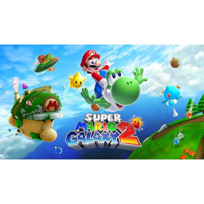 Juego Super Mario Galaxy y Super Mario: Galaxy...