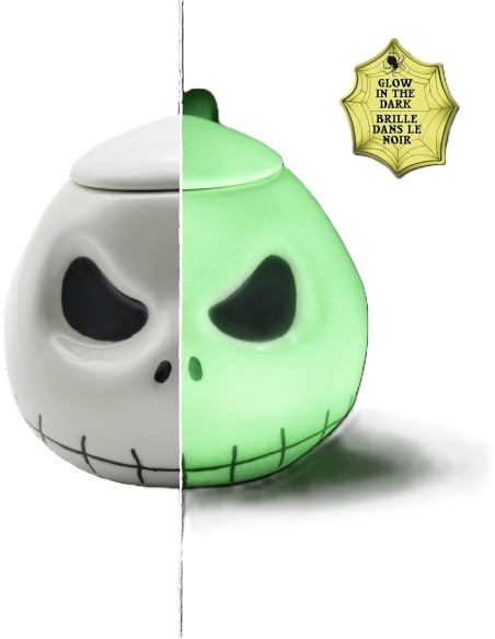 Taza de Cerámica Abystyle Pesadilla Antes de Navidad Modelo Jack Brilla en la Oscuridad
