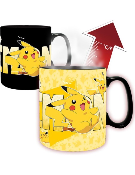 Taza Térmica de Cerámica Abystyle Pokémon Modelo Pikachu