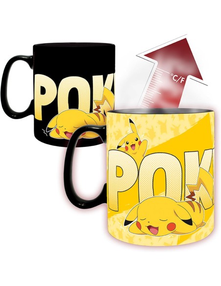 Taza Térmica de Cerámica Abystyle Pokémon Modelo Pikachu