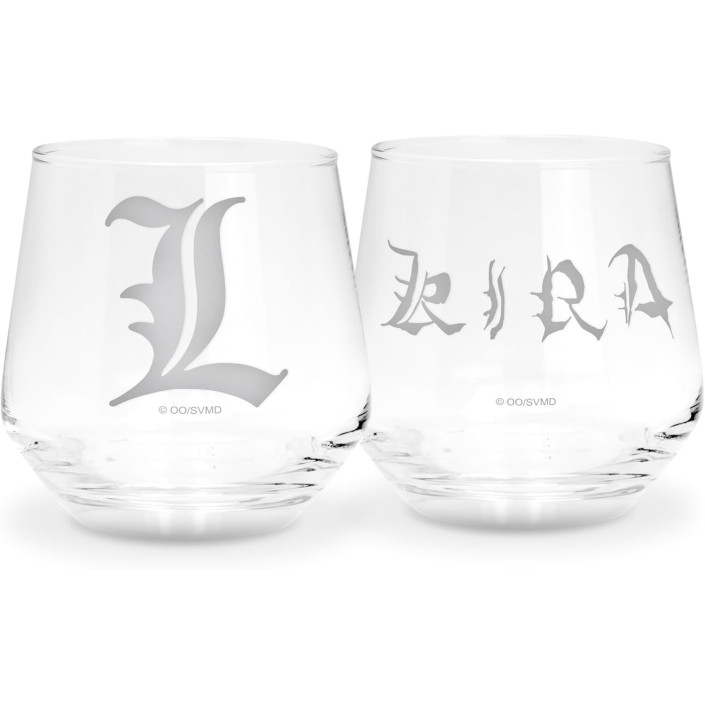 Set de 2 Vasos Abystyle Death Note  Modelo Kira...