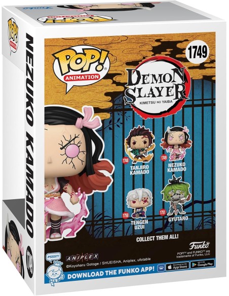 Figura Funko Pop! Animación Demon Slayer Nezuko Forma Demonio Modelo 1749 | 80333
