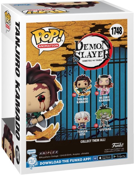 Figura Funko Pop! Animación Demon Slayer Tanjiro Sun Breathing Modelo 1748 | 80334
