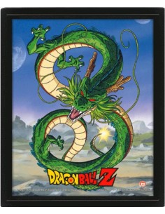 Poster 3D con Marco Pyramid Dragon Ball Shenron