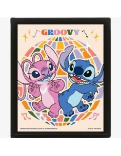 Poster 3D con Marco Pyramid Stitch y Angel