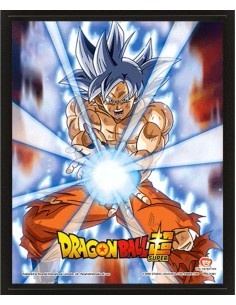 Poster 3D con Marco Pyramid Dragon Ball Goku Kamehameha