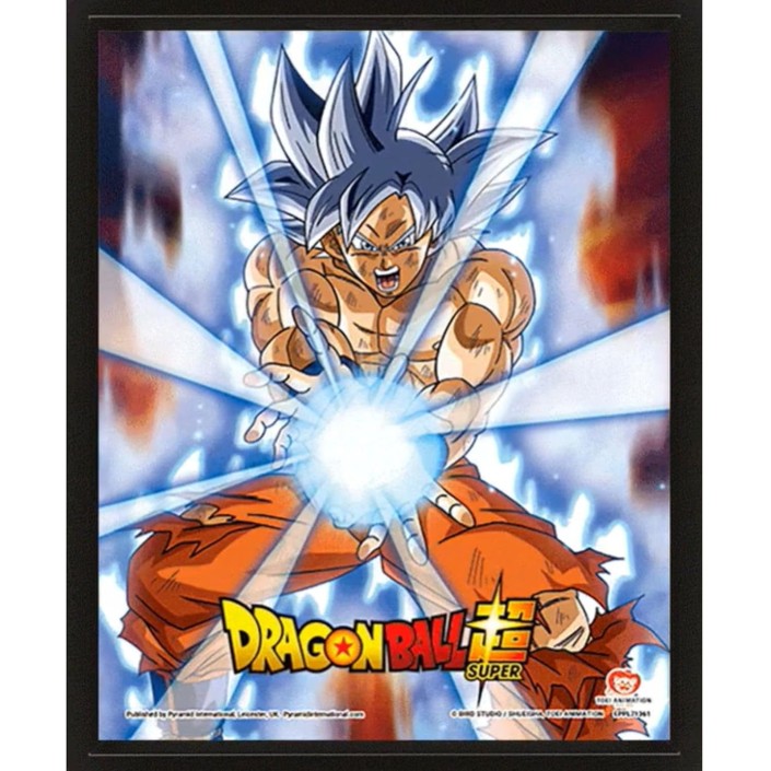 Poster 3D con Marco Pyramid Dragon Ball Goku...