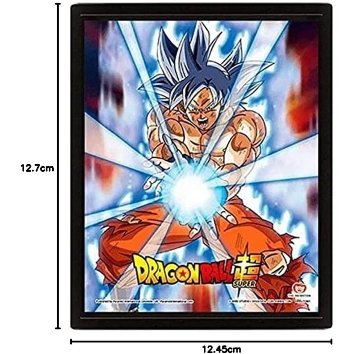 Poster 3D con Marco Pyramid Dragon Ball Goku...