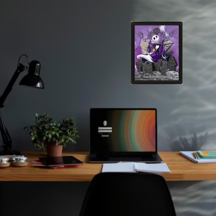 Poster 3D con Marco Pyramid Pesadilla Antes de...