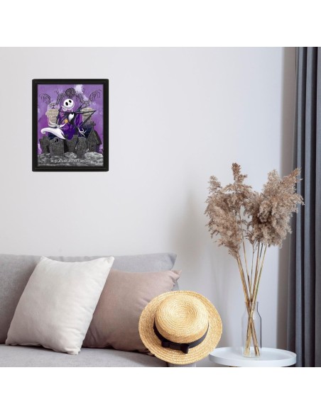 Poster 3D con Marco Pyramid Pesadilla Antes de Navidad Jack