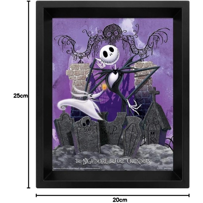 Poster 3D con Marco Pyramid Pesadilla Antes de...