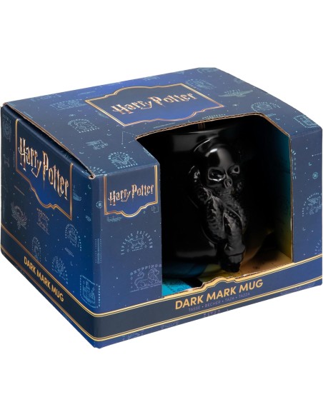 Taza de Cerámica 3D Paladone Harry Potter Artes Oscuras