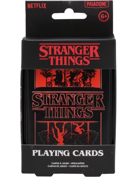 Paladone Baraja de Cartas de Poker Modelo Stranger Things