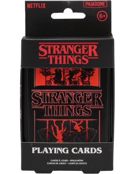 Paladone Baraja de Cartas de Poker Modelo Stranger Things