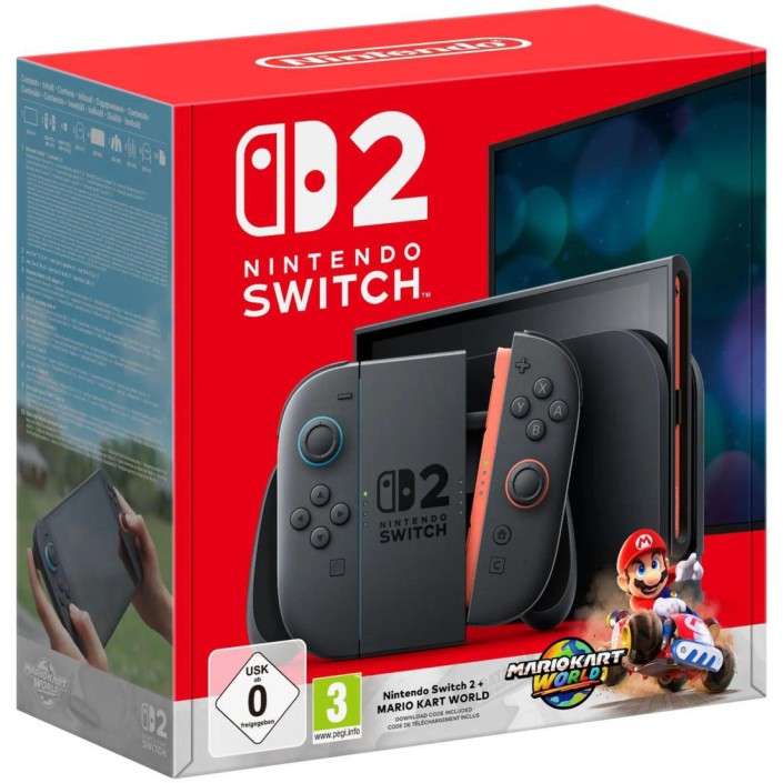 Videconsola Nintendo Switch 2 con Mario Kart World