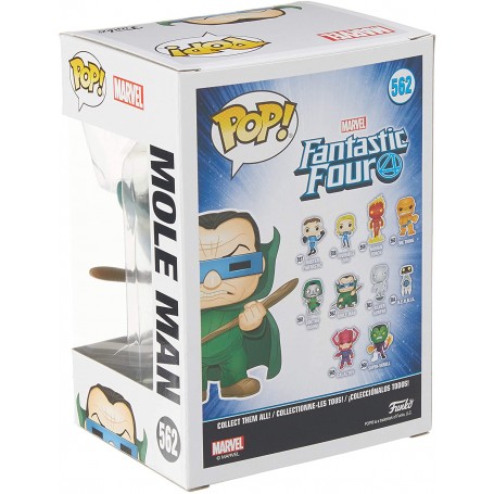 Figura Funko Pop! Marvel Los Cuatro Fantasticos Mole Man (Hombre Topo) Modelo 562 | 44990