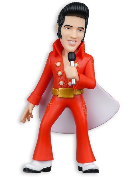 Figura Minix Elvis con Traje Rojo Modelo 112