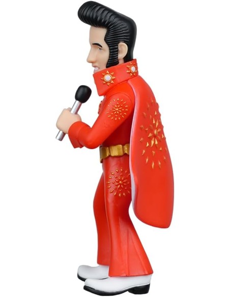 Figura Minix Elvis con Traje Rojo Modelo 112