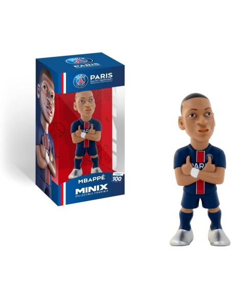 Figura Minix Football Stars Mbappé PSG Modelo 100