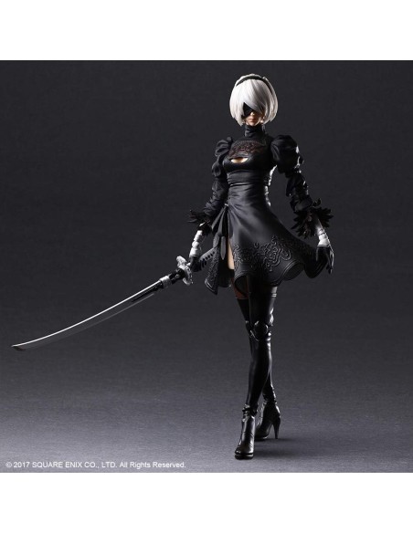 Figura Play Arts Square Enix Nier Automata Modelo 2B