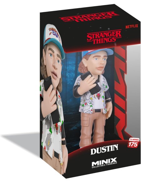 Figura Minix Stranger Things Dustin Hellfire Modelo 175