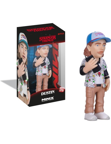 Figura Minix Stranger Things Dustin Hellfire Modelo 175