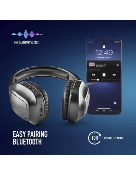 Auriculares Inalámbricos NGS Bluetooth con Micro color Negro