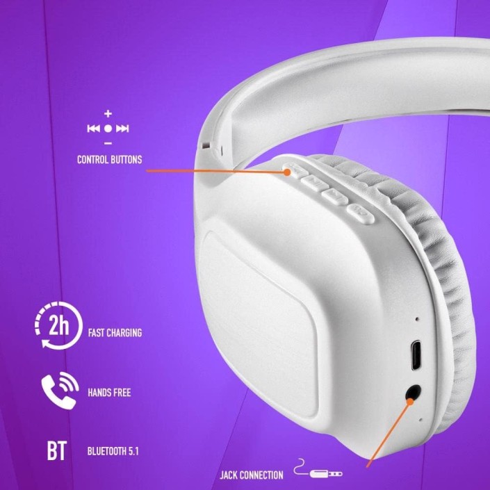 Auriculares Inalámbricos NGS Bluetooth con...
