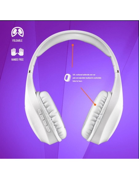Auriculares Inalámbricos NGS Bluetooth con Micro color Blanco