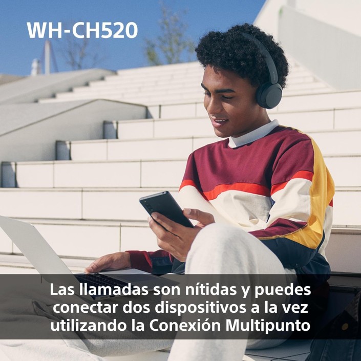 Auriculares Inalámbricos Sony WH-CH520 Color Rosa