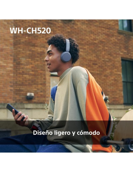 Auriculares Inalámbricos Sony WH-CH520 Color Rosa